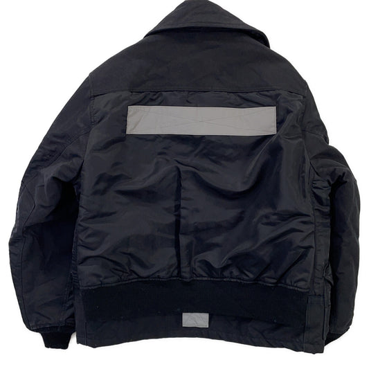 AVIREX 783-3252065 CWU Type Fireman Jacket Black Size L