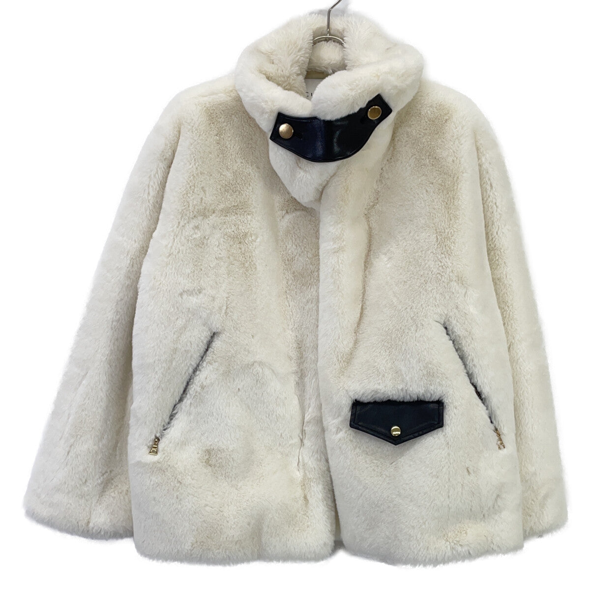 CULLNI 21AW Faux Fur Jacket White Size 0