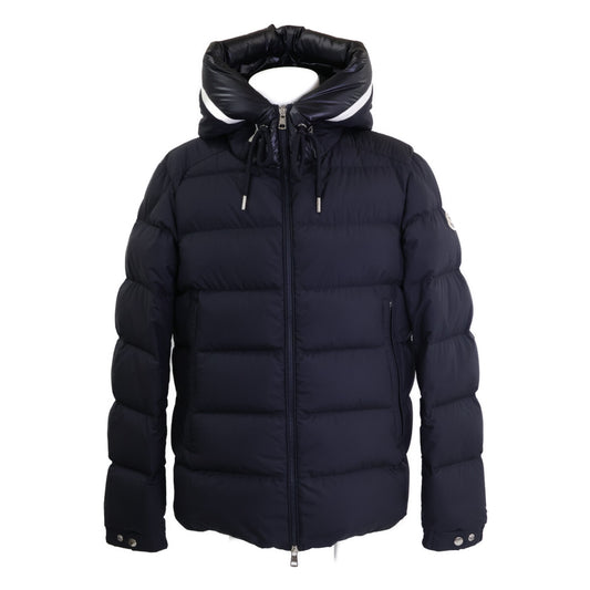 MONCLER CARDERE Polyester Short Down Jacket Blue Size 2