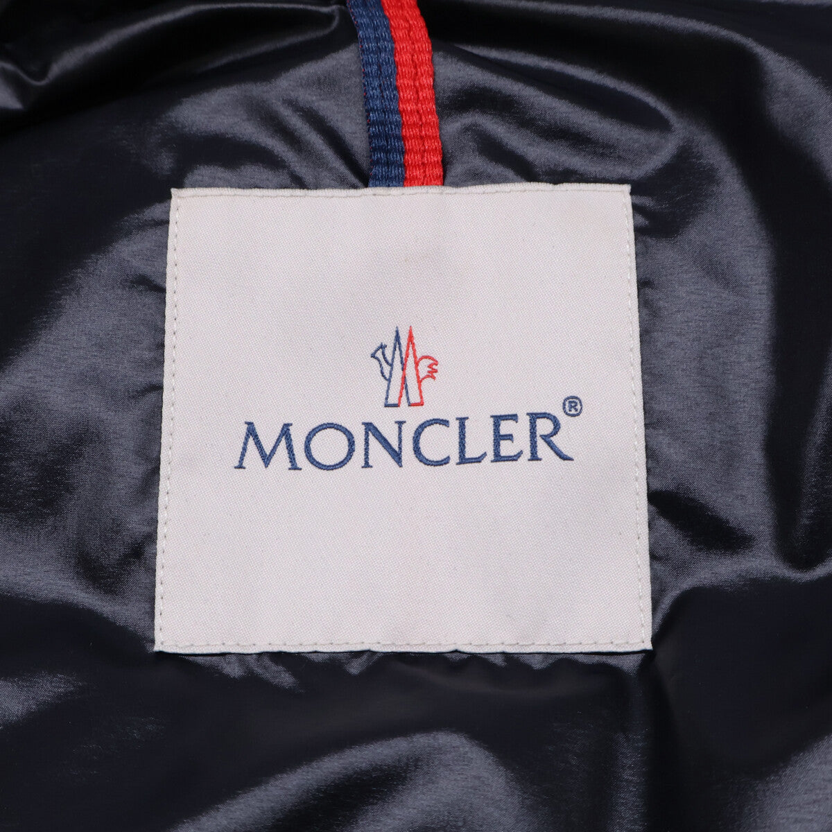 MONCLER CARDERE Polyester Short Down Jacket Blue Size 2