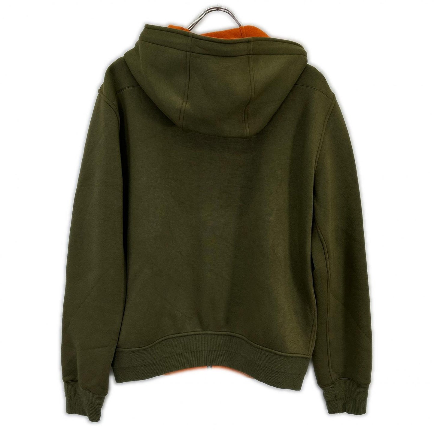 Dior HOMME Khaki/Orange Viscose Zip-Up Hoodie Size M