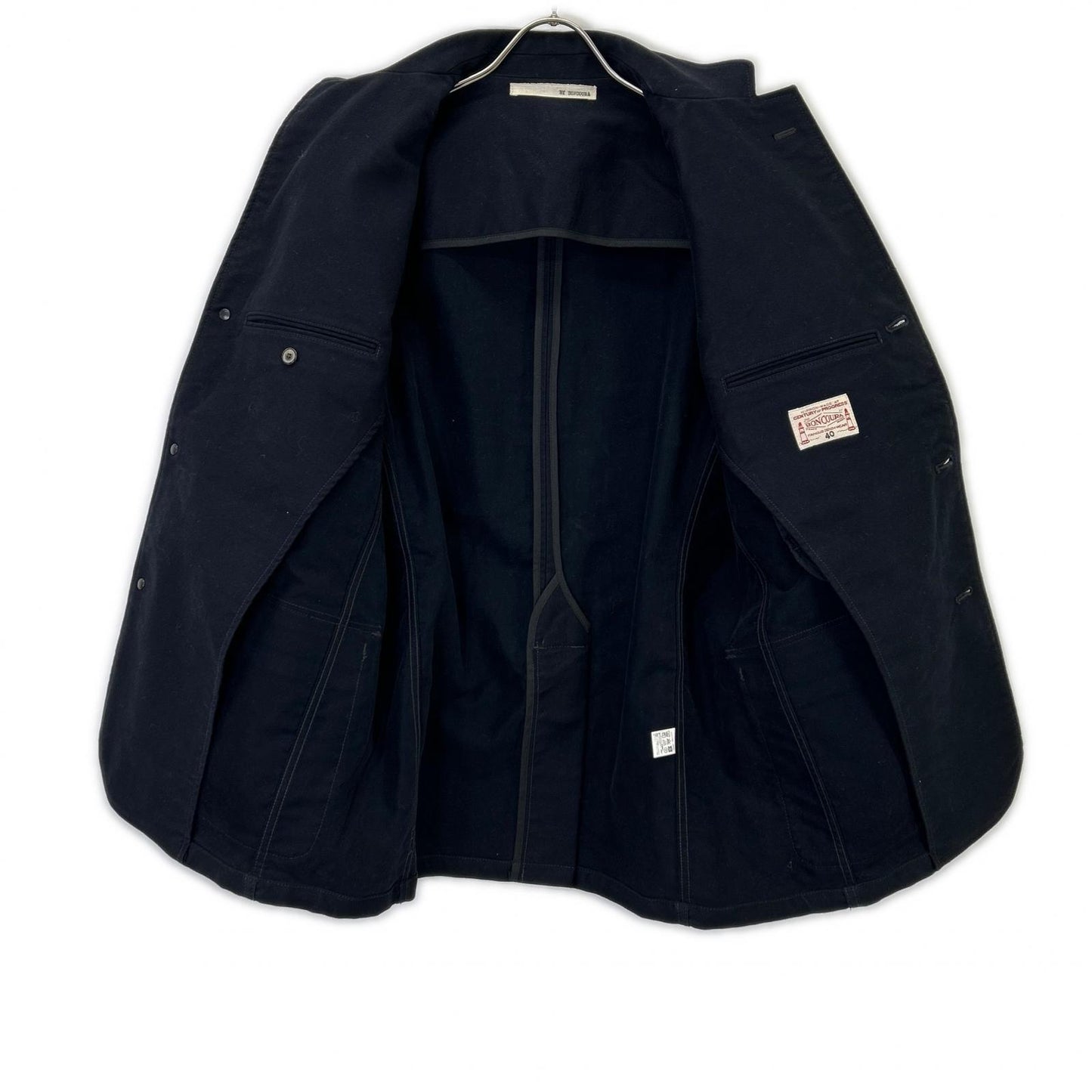 BONCOURA Moleskin 3B Jacket Black Size 40/36