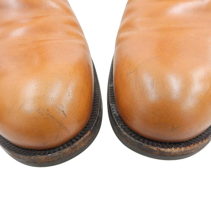 LOUIS VUITTON Leather Side Gore Ankle Boots Brown Size 7.5