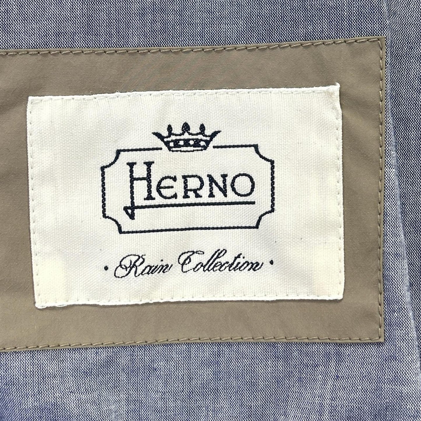 HERNO IM0091U Trench Coat Beige Size 46