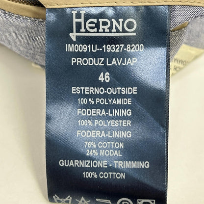 HERNO IM0091U Trench Coat Beige Size 46