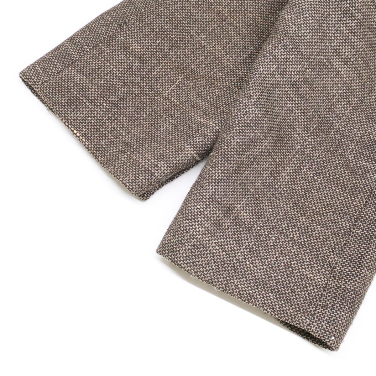 Orazio Luciano Wool/Linen/Silk 3B Jacket Brown Size XS