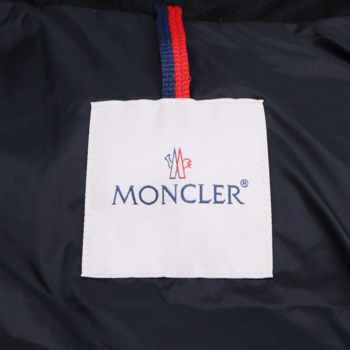 MONCLER MONTGENEVRE Wool Hooded Down Jacket Black Size 2