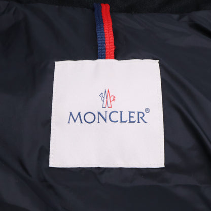 MONCLER MONTGENEVRE Wool Hooded Down Jacket Black Size 2