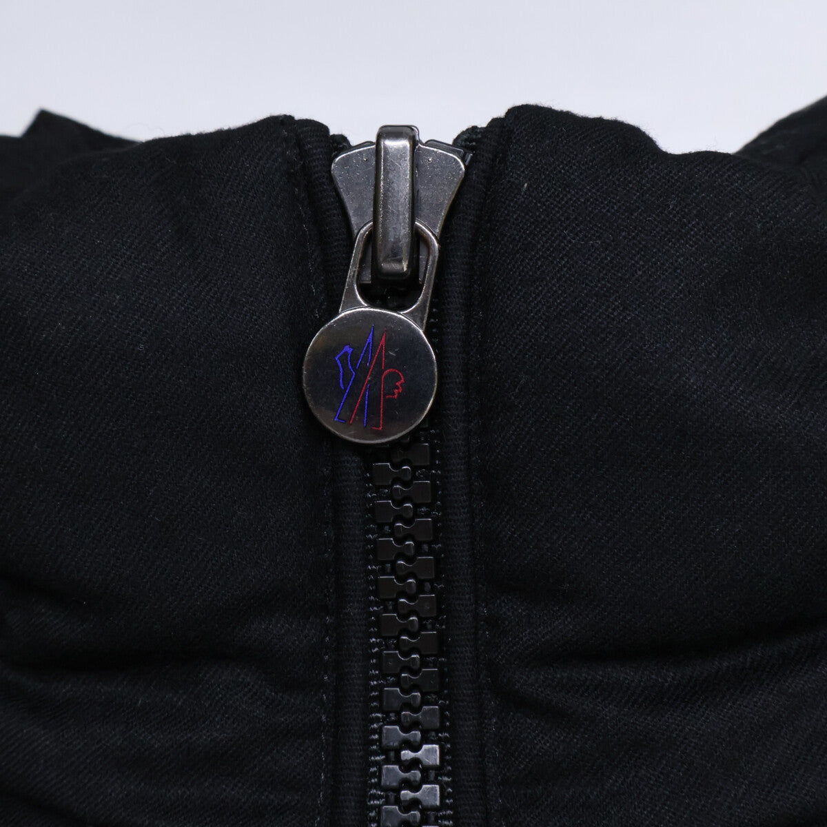 MONCLER MONTGENEVRE Wool Hooded Down Jacket Black Size 2