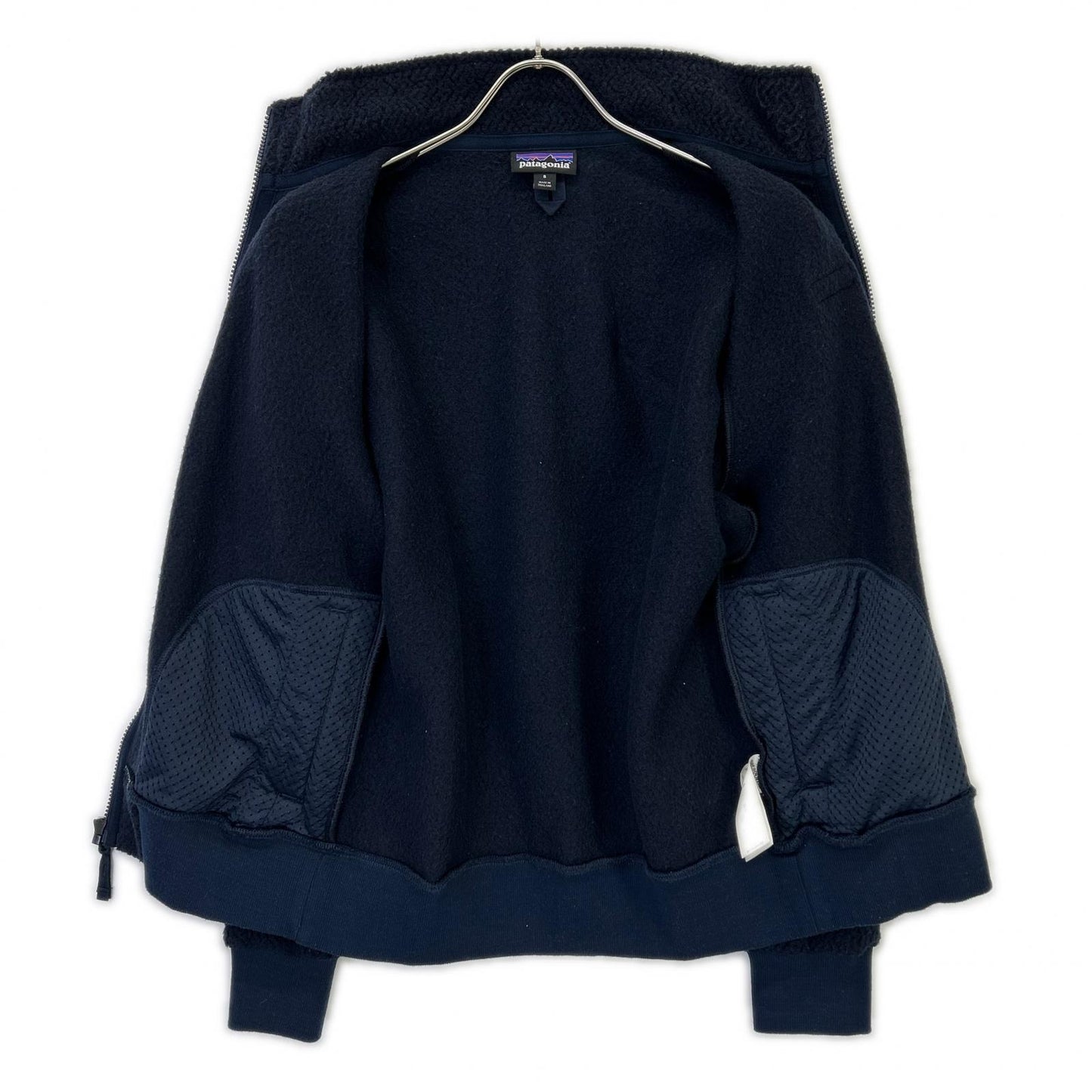 Patagonia Navy Woolyester Fleece Jacket Size S