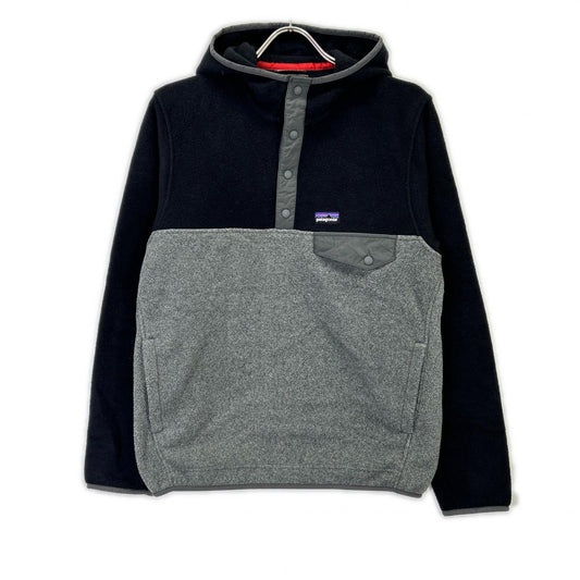 Patagonia Black/Gray SYNCHILLA Fleece Hoodie Size XS
