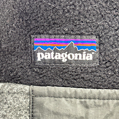 Patagonia Black/Gray SYNCHILLA Fleece Hoodie Size XS