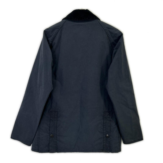 Barbour 16' Navy Lined Camo SL BEDALE Jacket Size 36