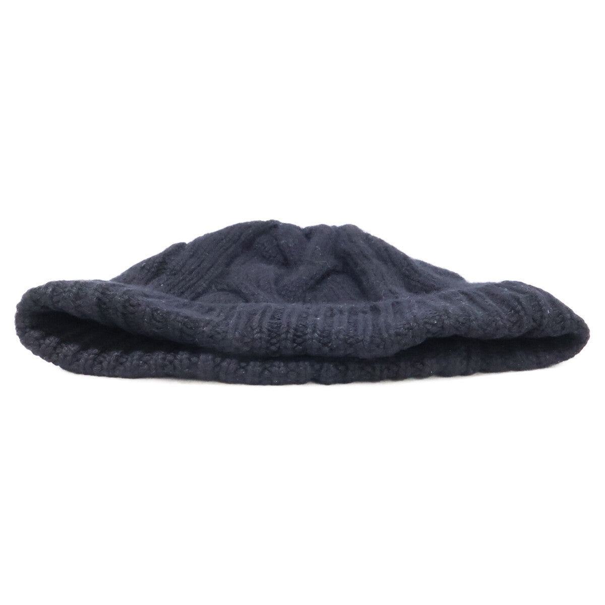 Settefili Cashmere Black Cashmere Beanie Size ONE SIZE