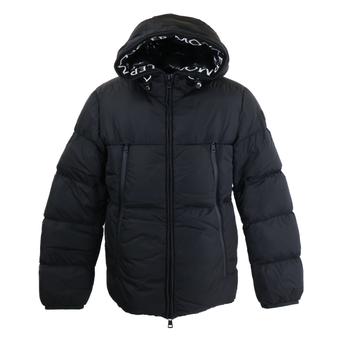 MONCLER MONTCLA Hooded Down Jacket Black Size 2