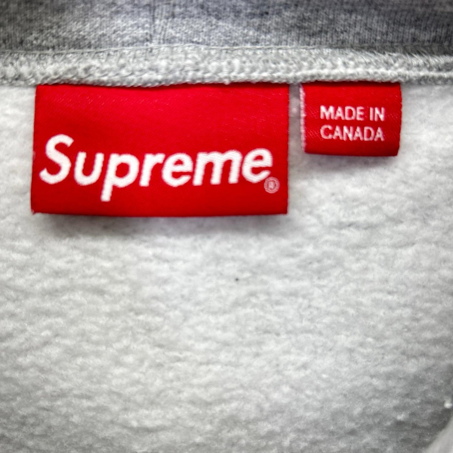 Supreme 23FW Gray Small Box Hooded Sweatshirt Size S