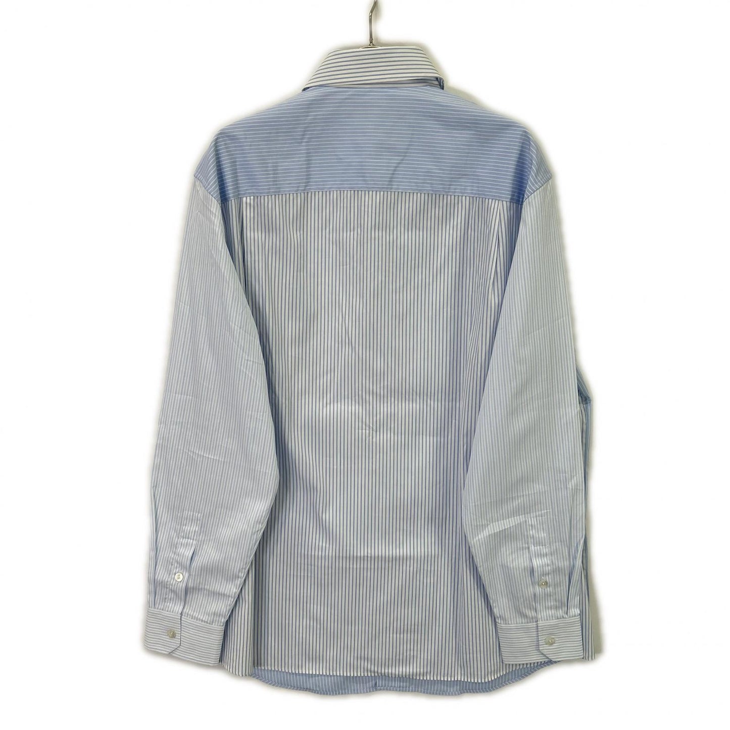 GUCCI 25AW Blue/White Stripe Long Sleeve Shirt Size 48