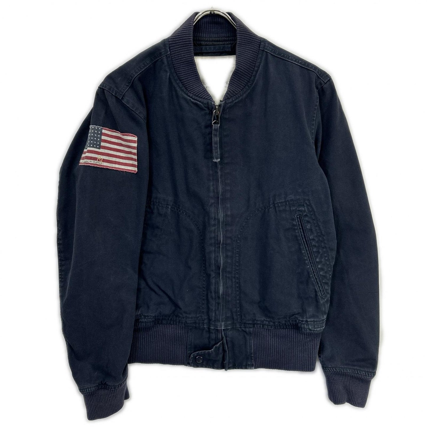 RalphLauren Denim&Supply Navy Flag Bomber Jacket Size S