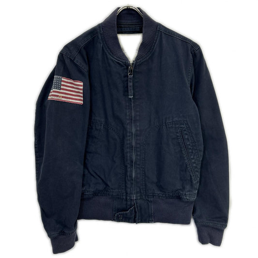 RalphLauren Denim&Supply Navy Flag Bomber Jacket Size S