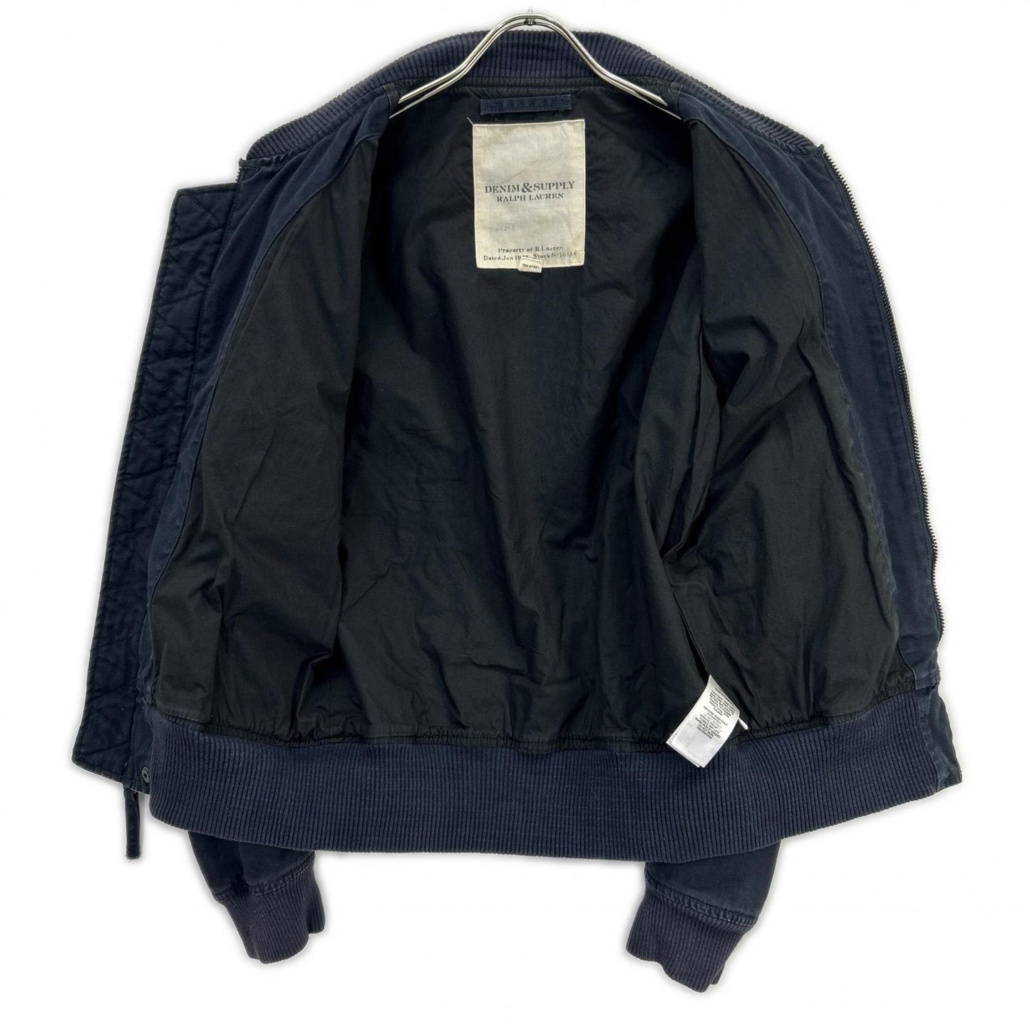 RalphLauren Denim&Supply Navy Flag Bomber Jacket Size S