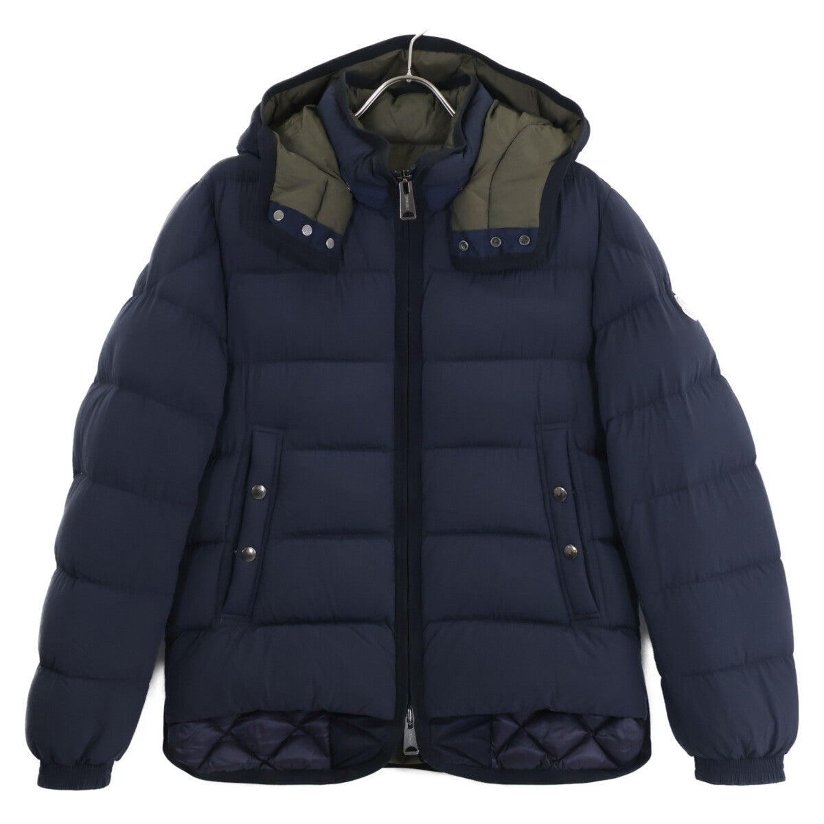 MONCLER TANGUY Hooded Down Jacket Navy Size 0