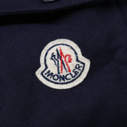 MONCLER MONTGENEVRE Wool Hooded Down Jacket Blue Size 1
