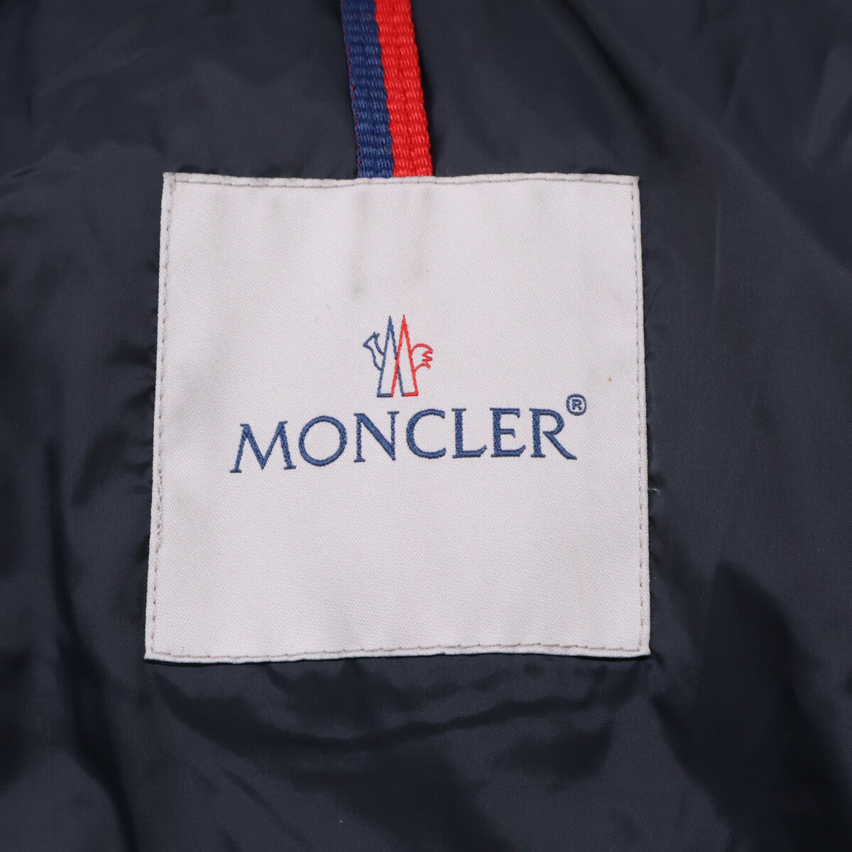 MONCLER MONTGENEVRE Wool Hooded Down Jacket Blue Size 1