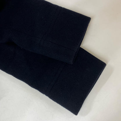 POLO RALPH LAUREN Navy Wool Blend Twill Peacoat Coat Size 42S