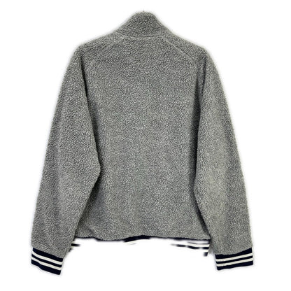 POLO RALPH LAUREN Gray Boa Fleece Jacket Size M