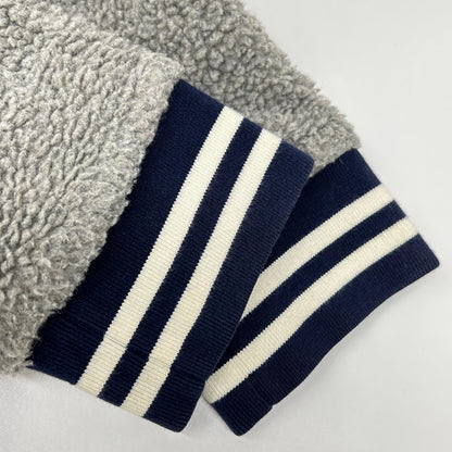 POLO RALPH LAUREN Gray Boa Fleece Jacket Size M