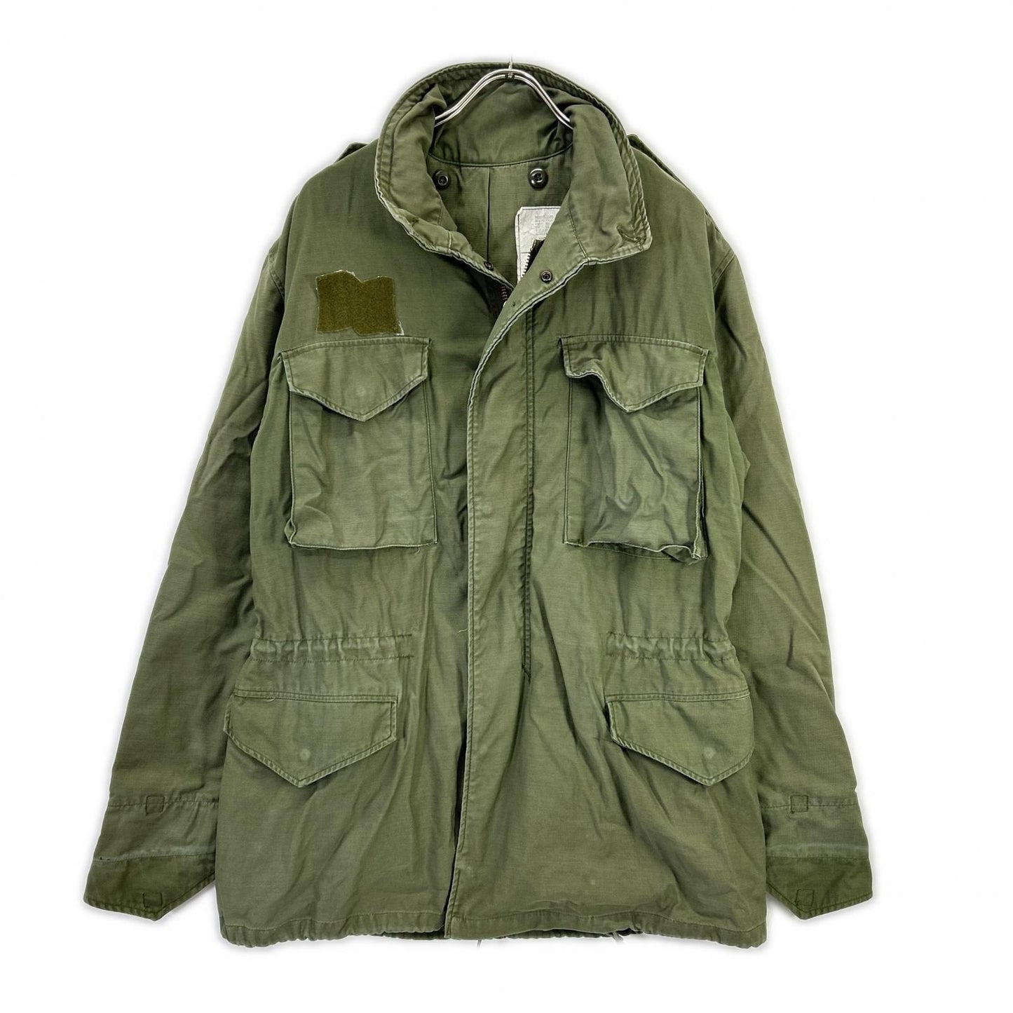 MILITARY Khaki '81 M-65 SCOVILL Zip Field Jacket Size M/L