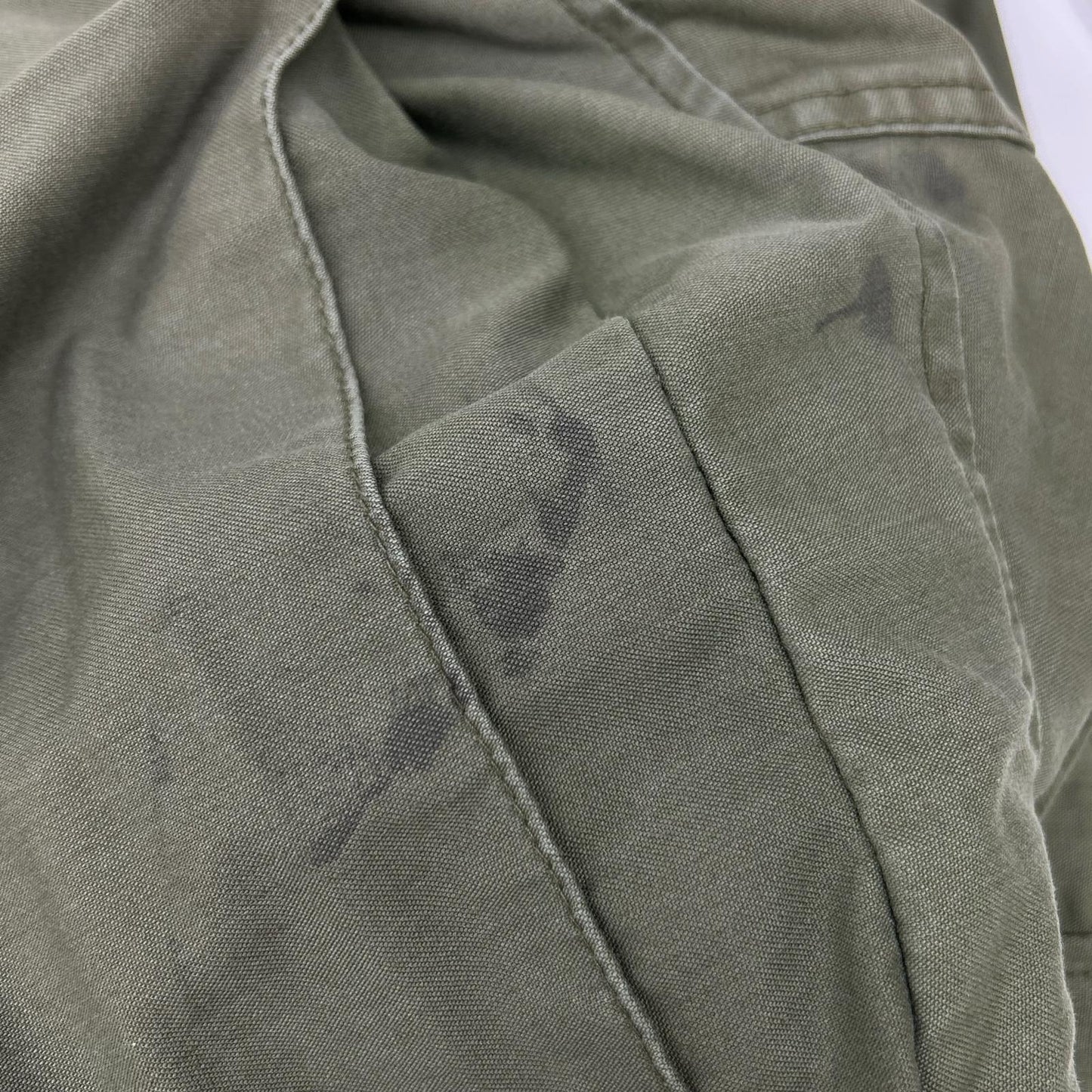 MILITARY Khaki '81 M-65 SCOVILL Zip Field Jacket Size M/L