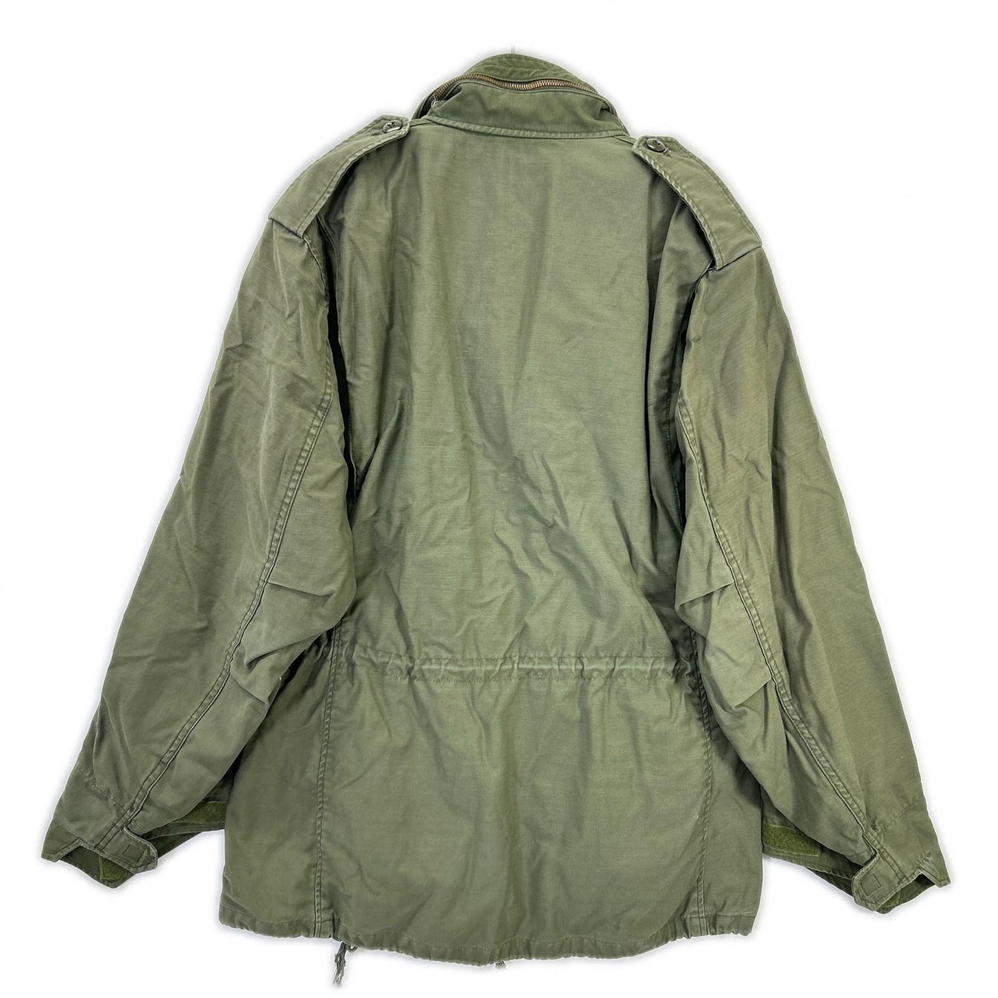MILITARY Khaki '81 M-65 SCOVILL Zip Field Jacket Size M/L