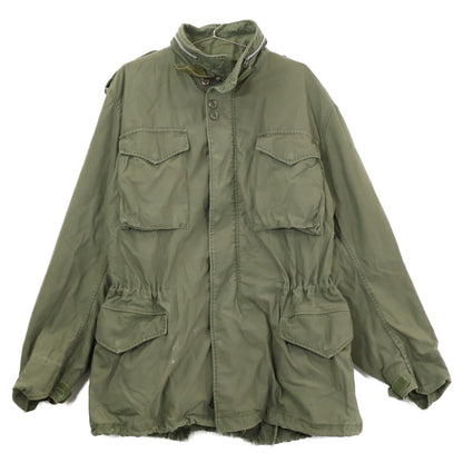 MILITARY Khaki M-65 Aluminum TALON Zip Field Jacket Size XL