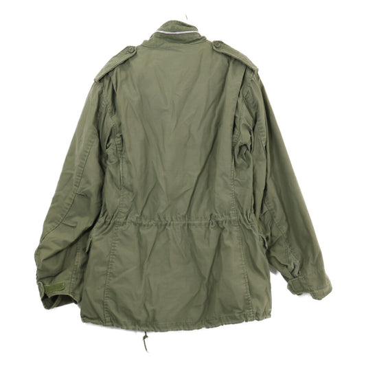 MILITARY Khaki M-65 Aluminum TALON Zip Field Jacket Size XL