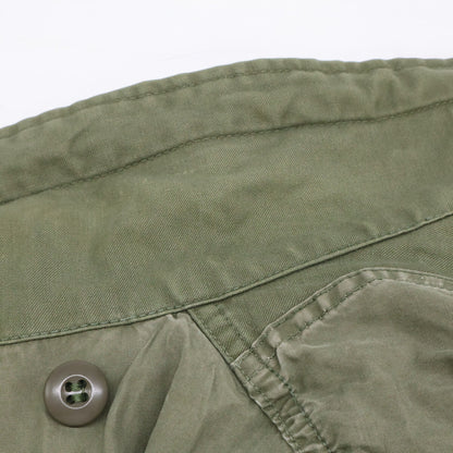 MILITARY Khaki M-65 Aluminum TALON Zip Field Jacket Size XL