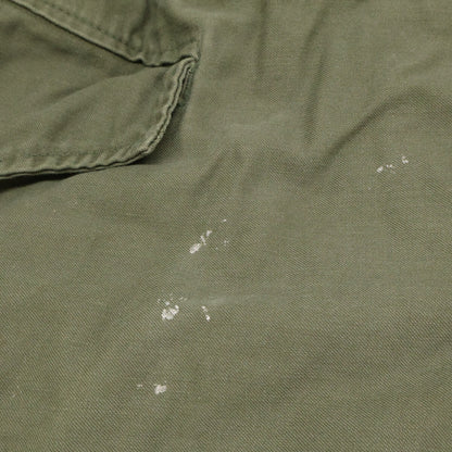 MILITARY Khaki M-65 Aluminum TALON Zip Field Jacket Size XL