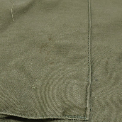 MILITARY Khaki M-65 Aluminum TALON Zip Field Jacket Size XL