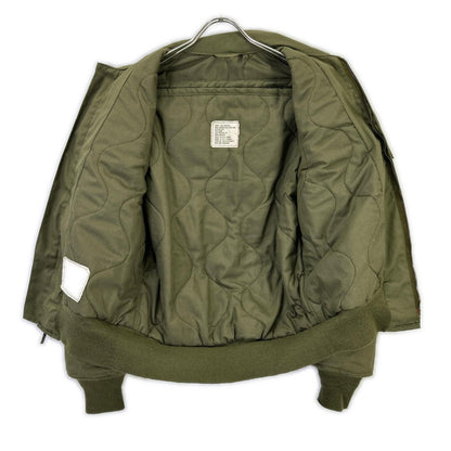 MILITARY Khaki '86 Flag Patch CVC Tanker Jacket Size S/R