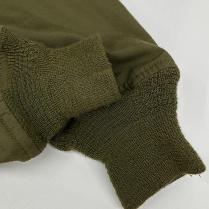 MILITARY Khaki Raccoon Fur Custom CVC Crew Jacket Size M/R