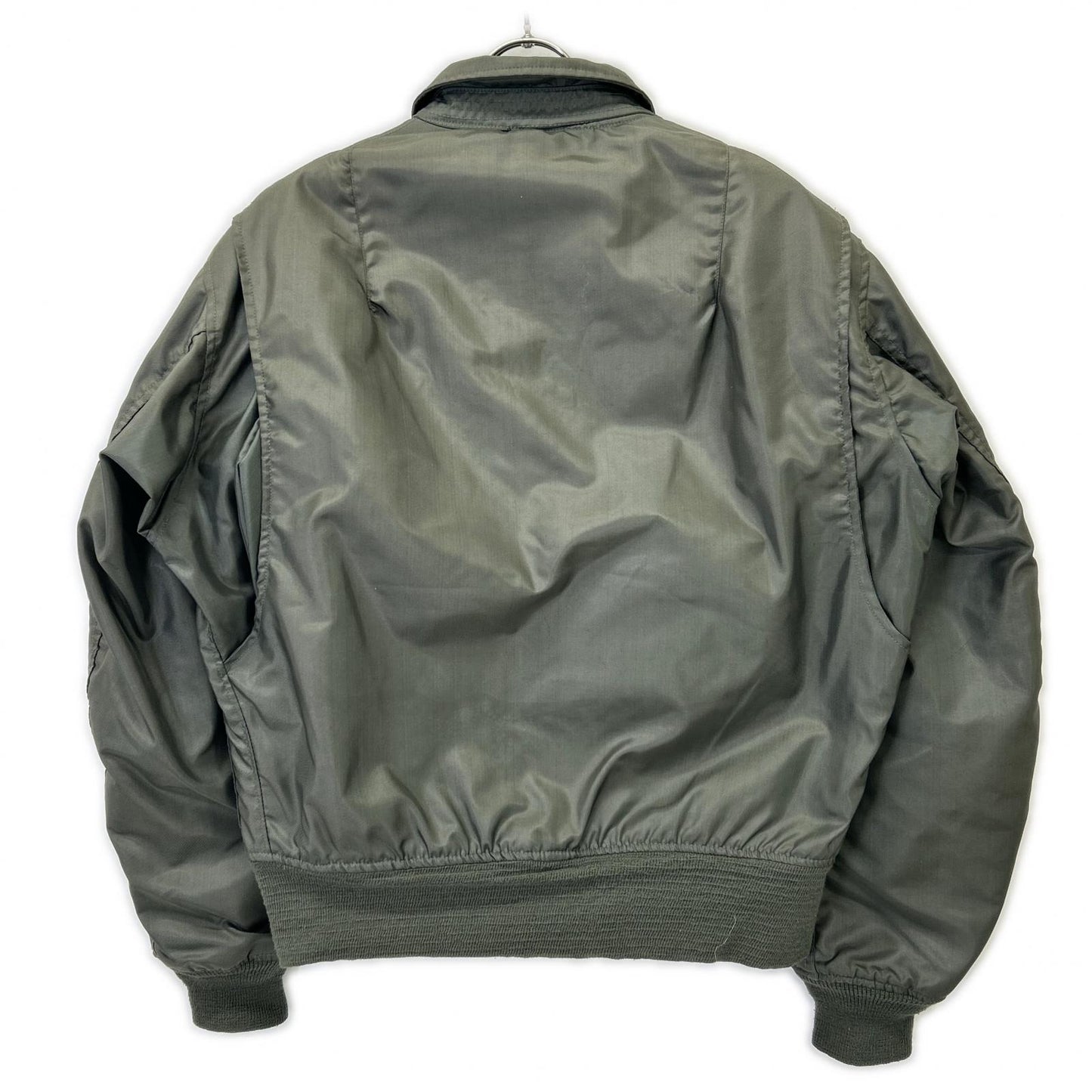 MILITARY Khaki '80 Patch CWU-36P Flight Jacket Size MEDIUM