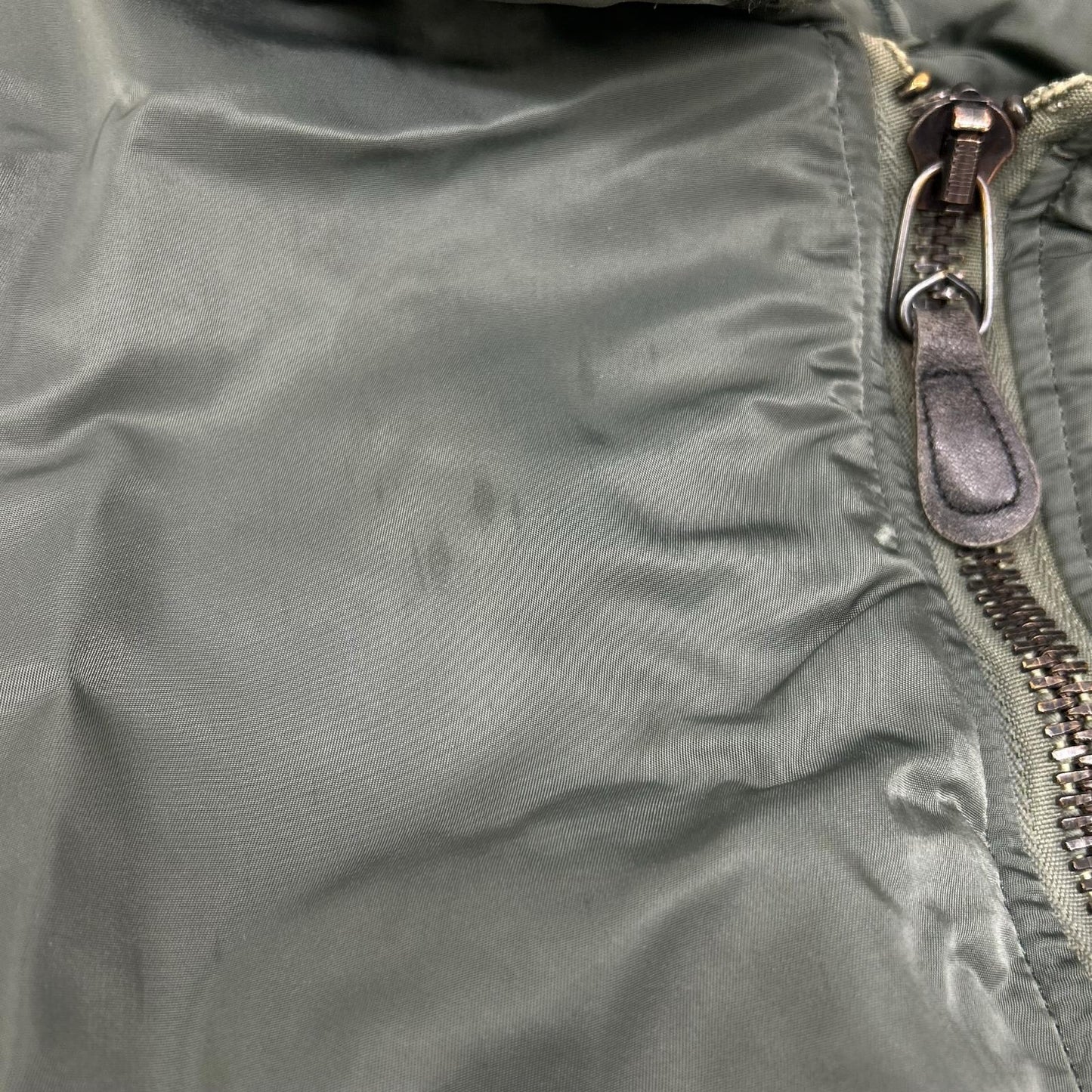 ALPHA INDUSTRIES Khaki B-15D 50s Flight Jacket Size 36