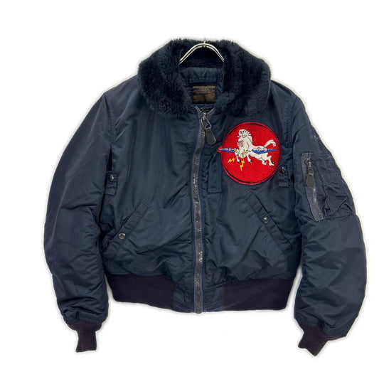 ALPHA INDUSTRIES Navy B-15D 50s Reissue Flight Jacket Size 36