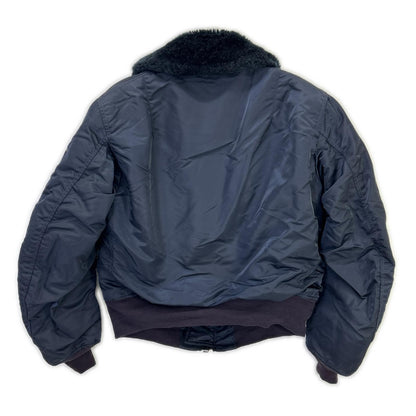 ALPHA INDUSTRIES Navy B-15D 50s Reissue Flight Jacket Size 36