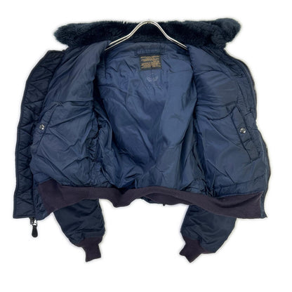 ALPHA INDUSTRIES Navy B-15D 50s Reissue Flight Jacket Size 36