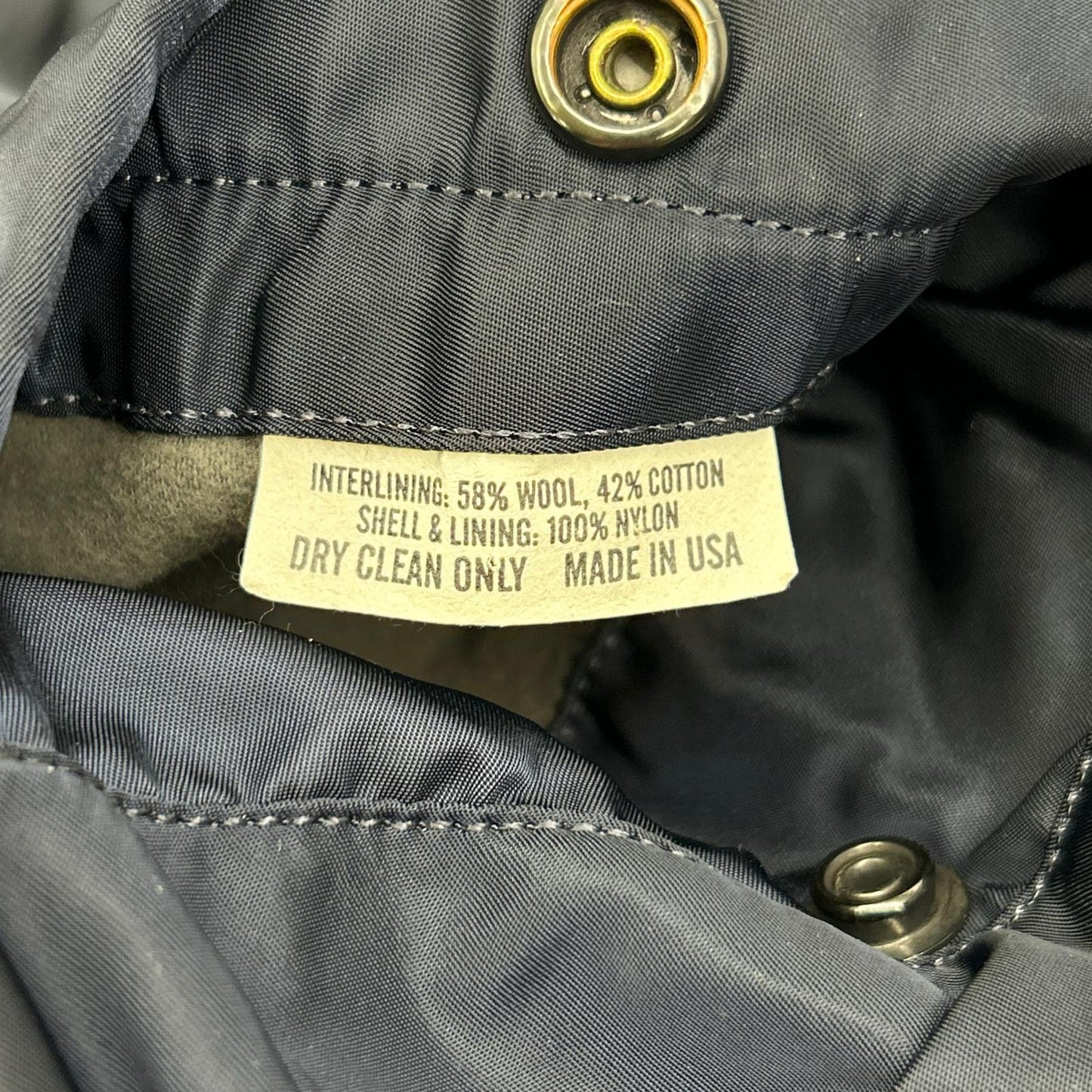 ALPHA INDUSTRIES Navy B-15D 50s Reissue Flight Jacket Size 36