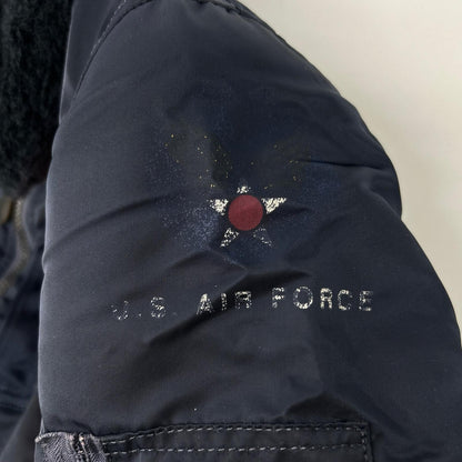 ALPHA INDUSTRIES Navy B-15D 50s Reissue Flight Jacket Size 36