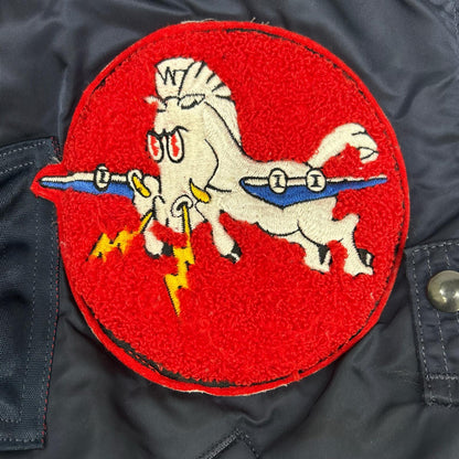 ALPHA INDUSTRIES Navy B-15D 50s Reissue Flight Jacket Size 36