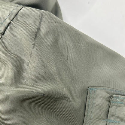 MILITARY Khaki CWU36-P Patched Flight Jacket Size M