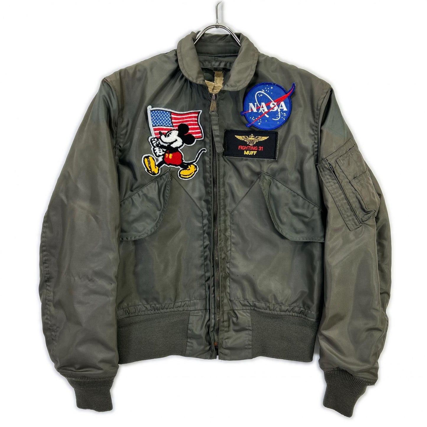 MILITARY '79 CWU36-P NASA Patch Flight Jacket Size S